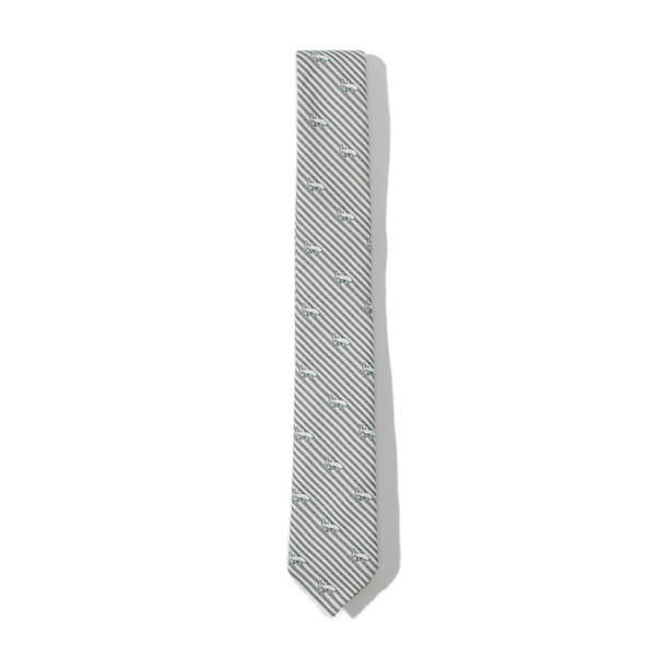 Thom Browne Shark Jacquard Stripe Classic Tie
