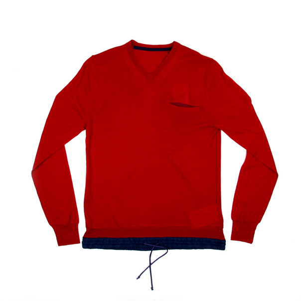 Sacai V Neck Sweater-6 Sacai V Neck Sweater-6