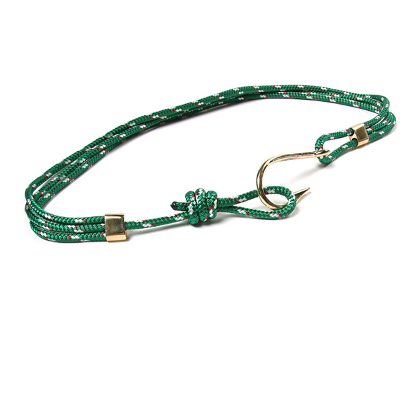 Miansai Fish Hook Rope Belt Miansai Fish Hook Rope Belt