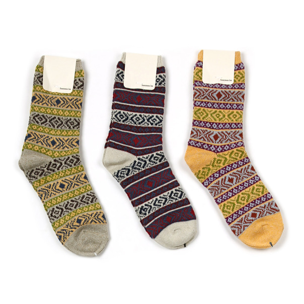 Anonymous Fair Isle Socks