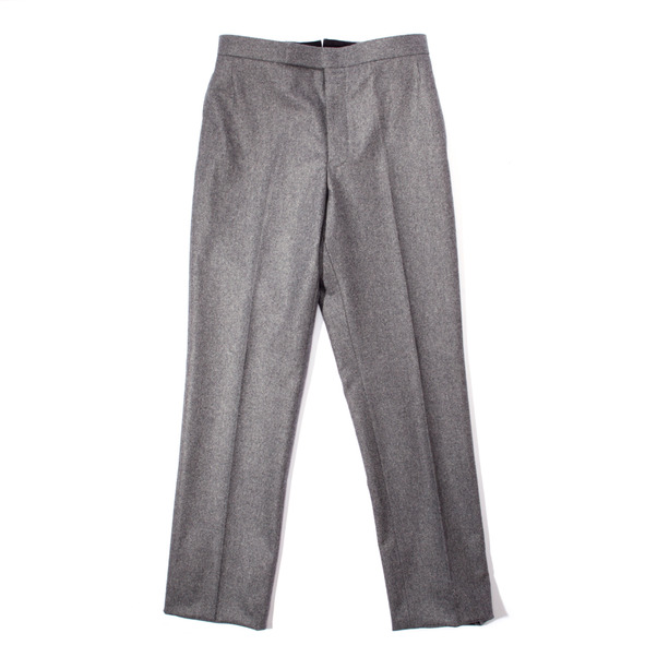 Thom Browne Flannel Back Strap Trouser