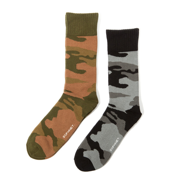 Sophnet. Camouflage Socks-4