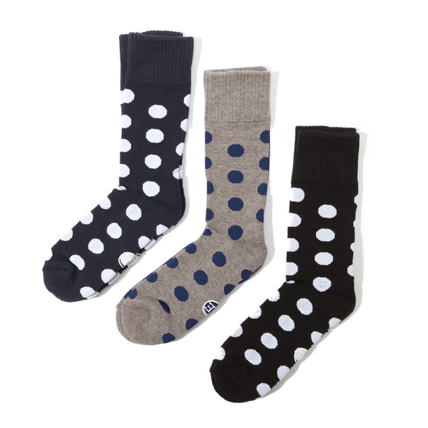 Uniform Experiment Color Dot Socks-4