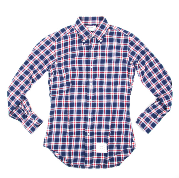 Thom Browne Check Plaid Flannel Thom Browne Check Plaid Flannel