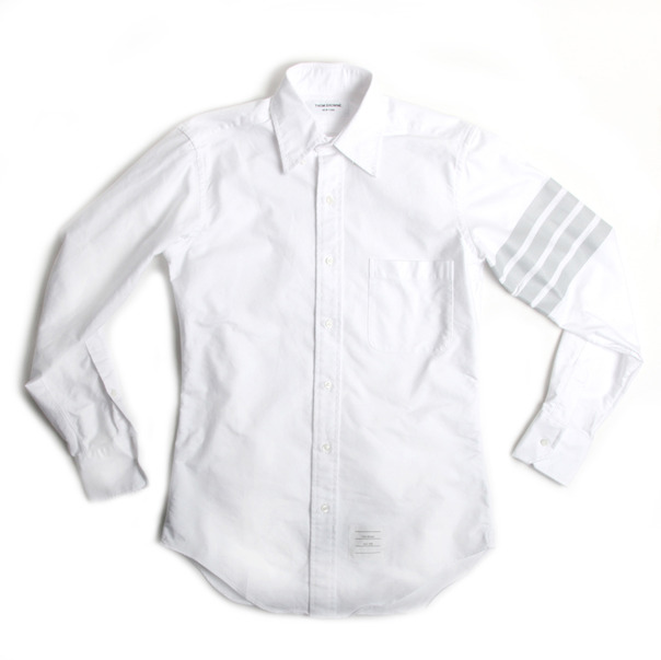 Thom Browne Grey Stripe Oxford Thom Browne Grey Stripe Oxford