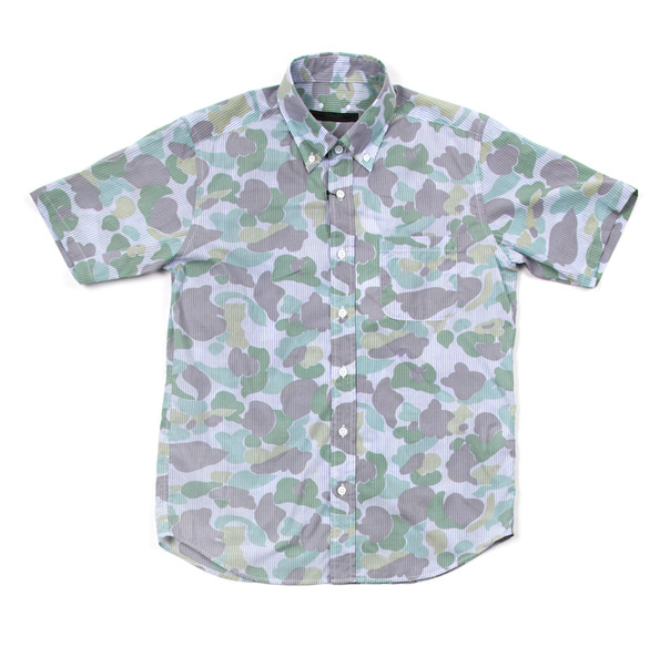 Sophnet. Camo Stripe B.D. SS Shirt 2