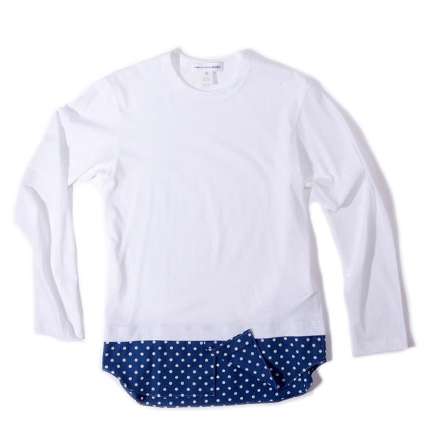 COMME des GARCONS SHIRT Layered Dots Tee