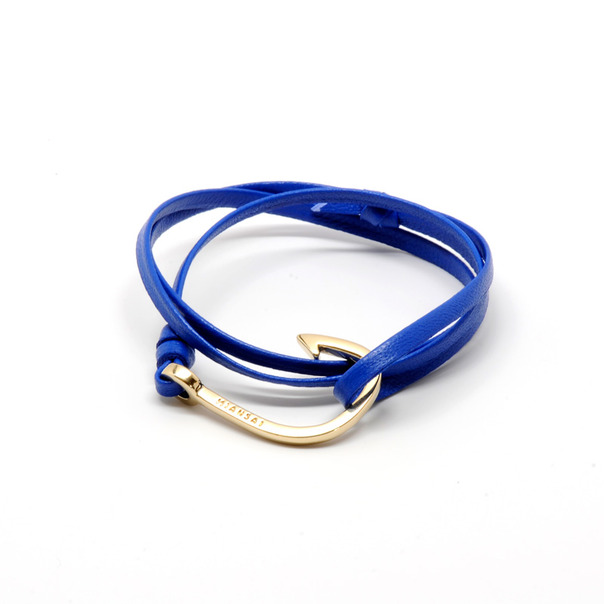 Miansai Gold Leather Anchor Bracelet-2 Miansai Gold Leather Anchor Bracelet-2