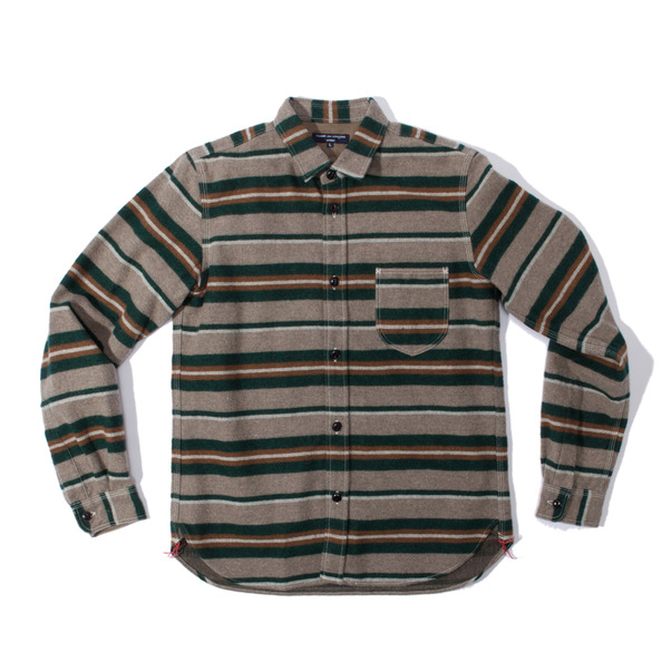 COMME des GARCONS HOMME Multi Stripe Wool Shirt