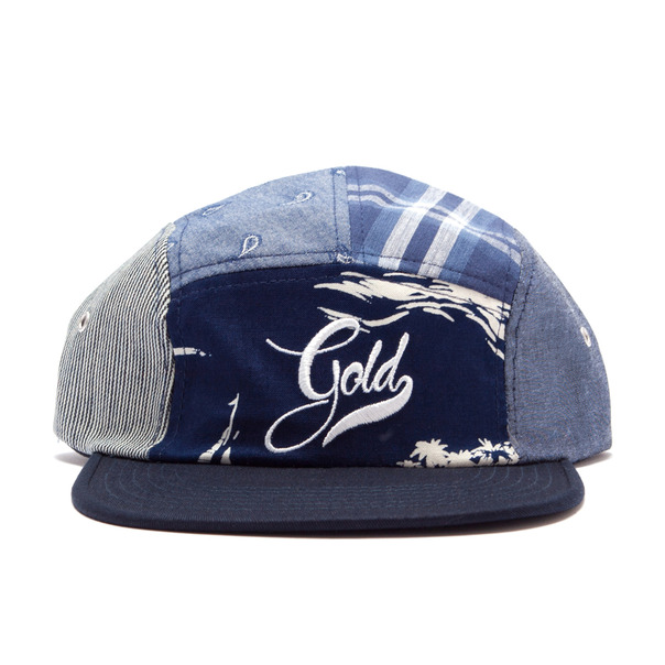 Acapulco Gold Quilted Chambray Camp Cap-5