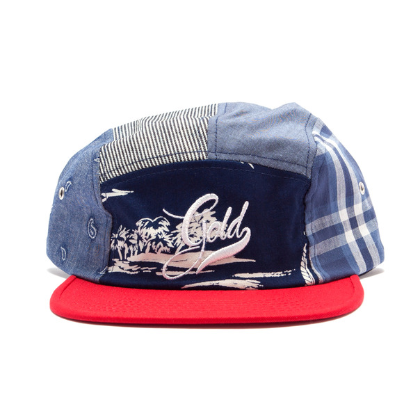Acapulco Gold Quilted Chambray Camp Cap